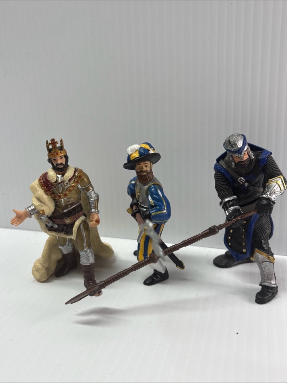 Papo & Schleich Medieval Figures Lot King Ivan Blue Dragon Swiss Guard